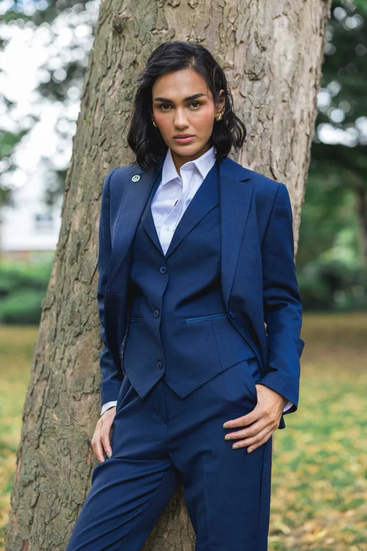 lady dress suit vbnergoie Women Solid V-neck Ruffles Patchwork Long Sleeve Coat Pants Suit Women Dress Suites plus Size Formal Dresses for Women