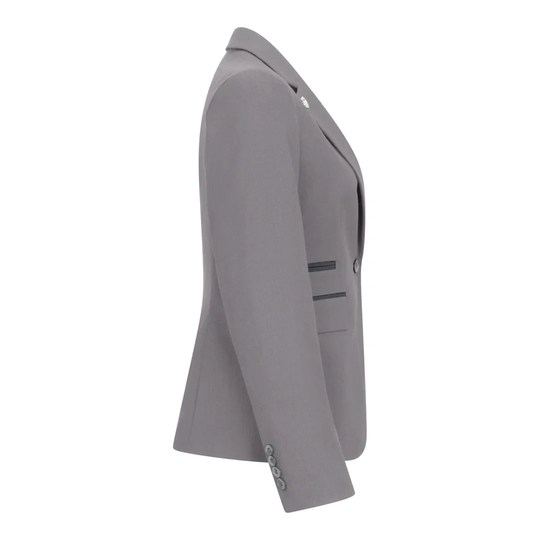 Gray blazer on a white background