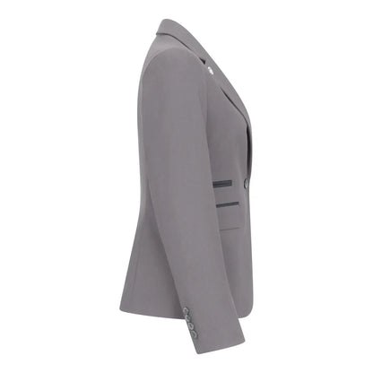 Gray blazer on a white background