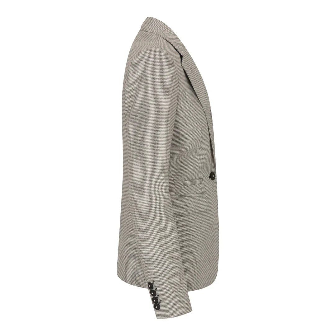 Kyoto - Women's Tweed Beige Blazer Wool Jacket 1920s