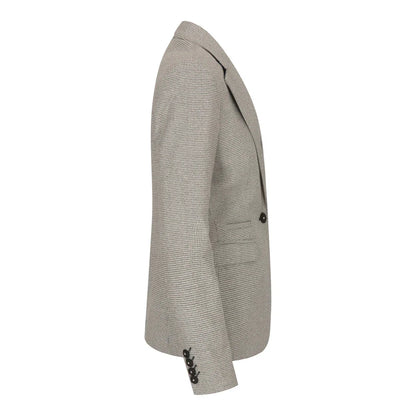 Kyoto - Women's Tweed Beige Blazer Wool Jacket 1920s