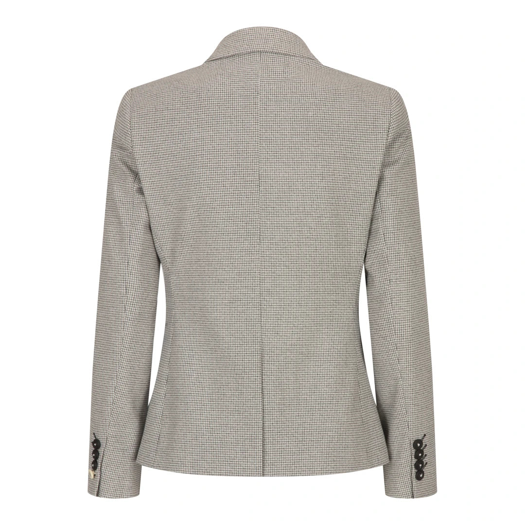 Kyoto - Women's Tweed Beige Blazer Wool Jacket 1920s