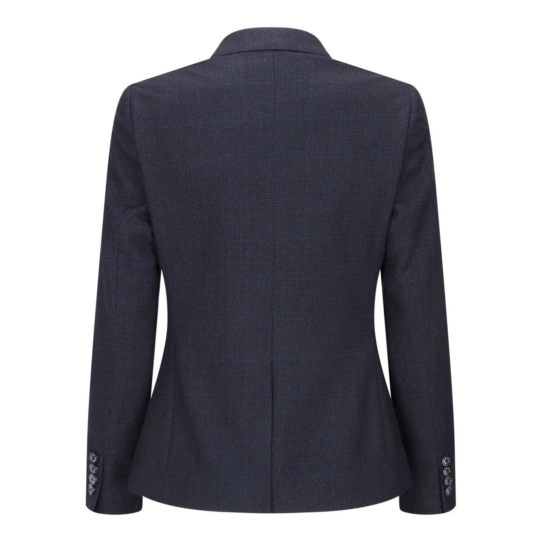 Caridi - Women's Tweed Navy Blazer: Wool Jacket 1920