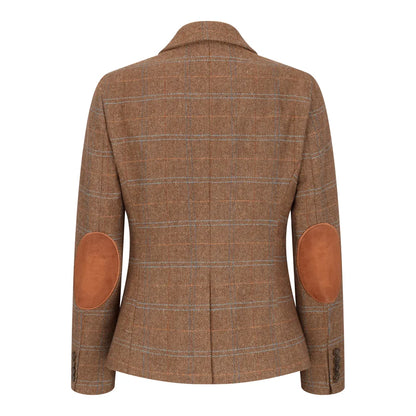 Women's Oak Brown Tweed Blazer and Waistcoat