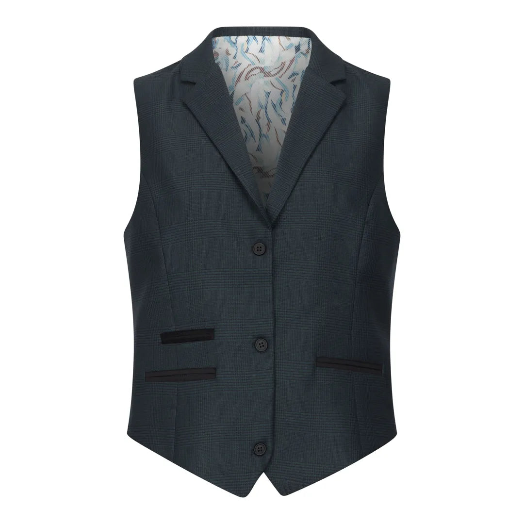 Women's Green 3 Piece Prince Of Wales Check Suit