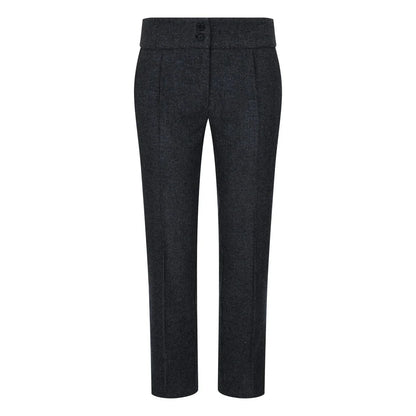 Women Grey Suit Blazer Waistcoat & Trousers in Tweed Herringbone