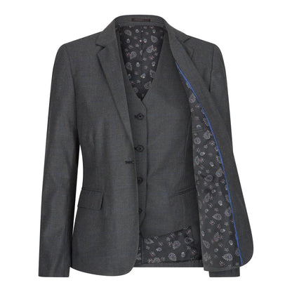 Women's 3 Piece Suit Grey Formal Office 1920s