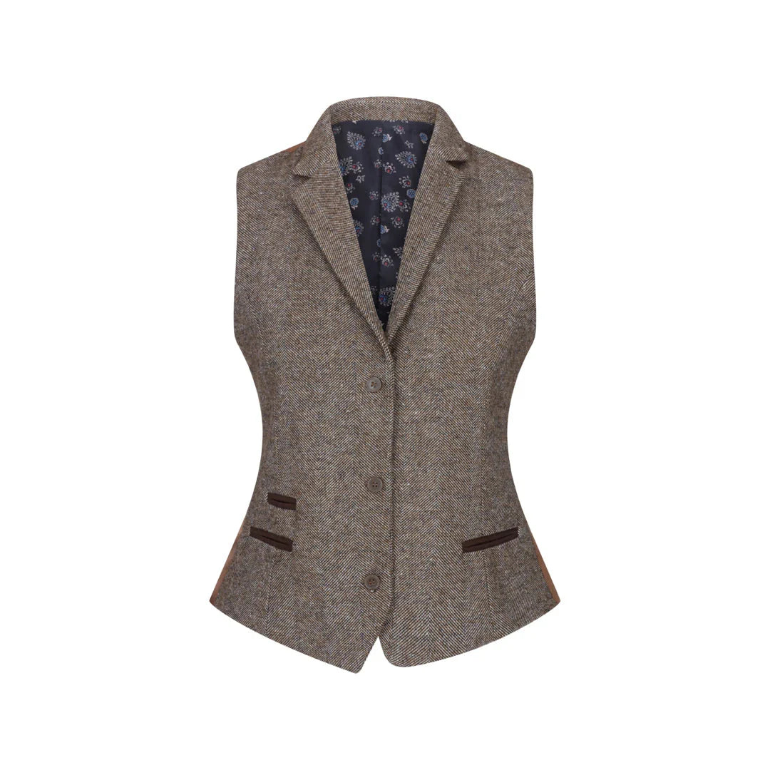 Women's 1920s Suit - Tweed Blazer and Waistcoat & Trousers
