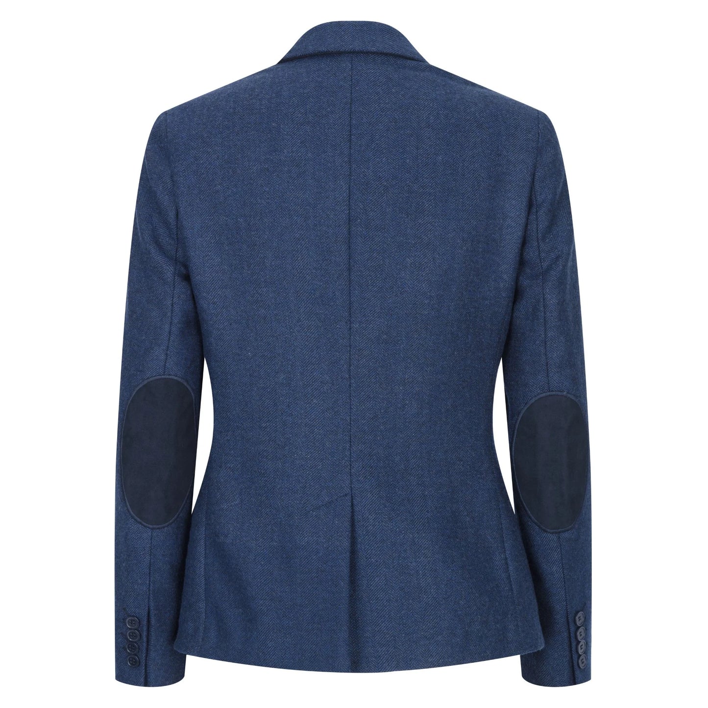 Women's Tweed Navy Blue Blazer Waistcoat & Trousers 1920s Suit