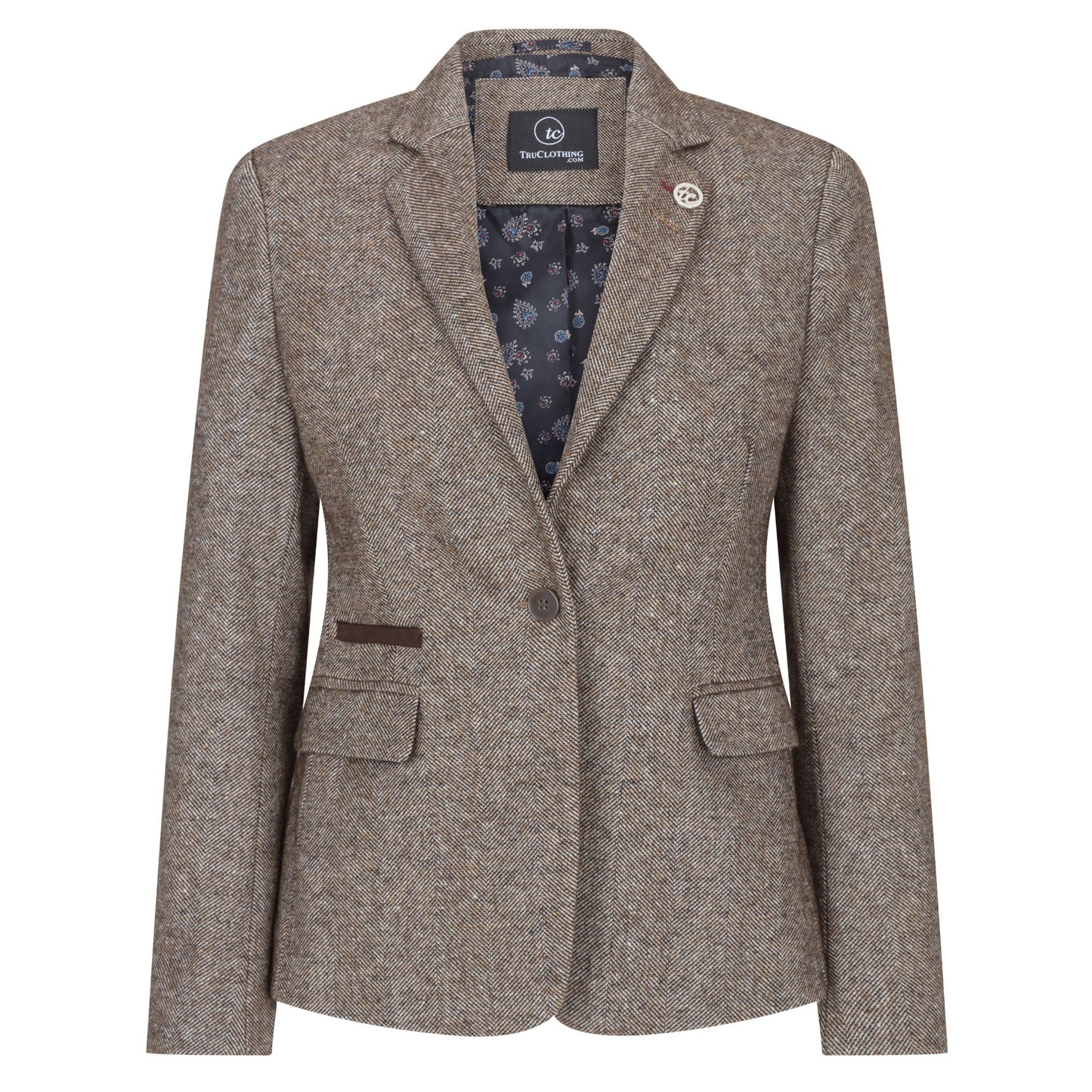 Women's 1920s Suit - Tweed Blazer and Waistcoat & Trousers