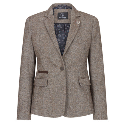 Women's 1920s Suit - Tweed Blazer and Waistcoat & Trousers