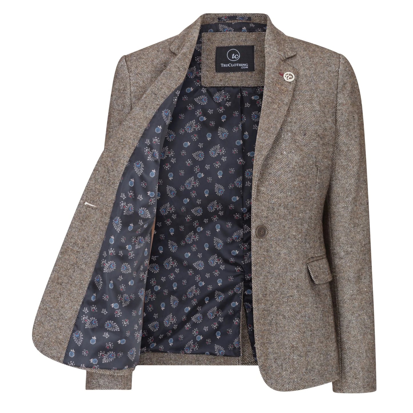 Women's 1920s Suit - Tweed Blazer and Waistcoat & Trousers
